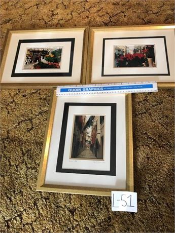 Signed & Dated Framed Europe Pictures