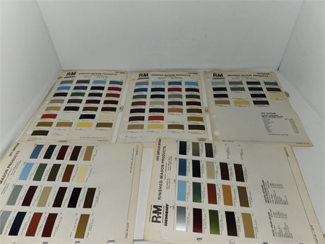 15 Pages Of Rinshed Mason Company Paint Specs.