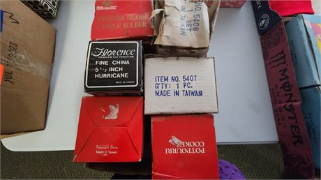 Lot Of Vintage Christmas Decorations