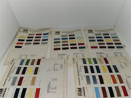 16 Pages Of Rinshed Mason Company Paint Specs.