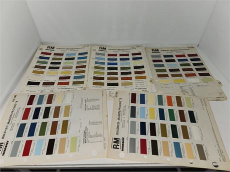 14 Pages Of Rinshed Mason Company Paint Specs.
