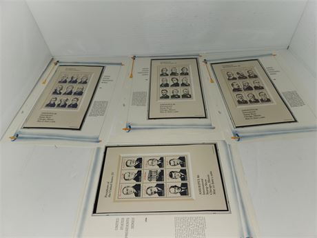 Pages For President Stamps