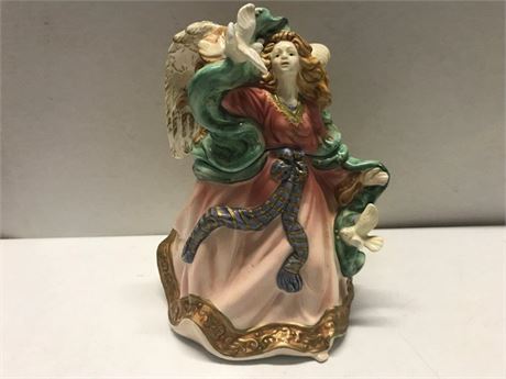 Angel & Bird Cookie Jar (Damaged)