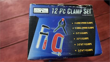 Sierra Tools 12 Pc. Clamp Set