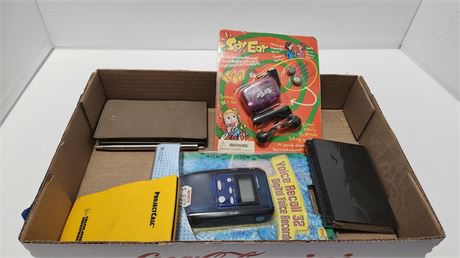 Lot Of Calculators and Toys