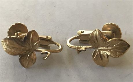 Stamped 1/20 12KGF Pair of Earrings