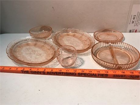 Pink Depression Glass