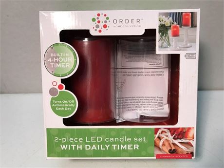 LED Candle Set (Missing 1 Candle)