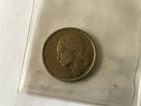 1950 France 20 Francs Coin