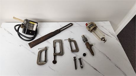 Clamps & Water Drain & Valve