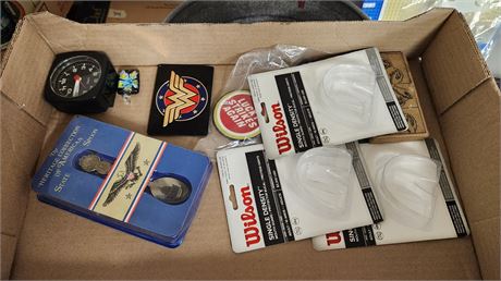 Mouth Guards & Clock & Collector Spoon &