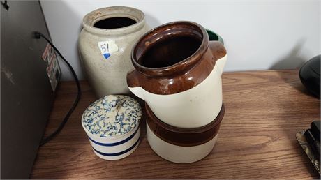 5 Pottery Pieces