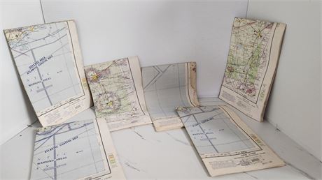 Lot Of Aviation Maps