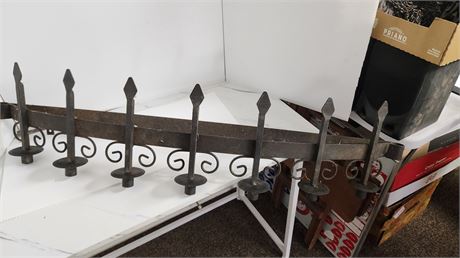 Cast Iron Candelabras