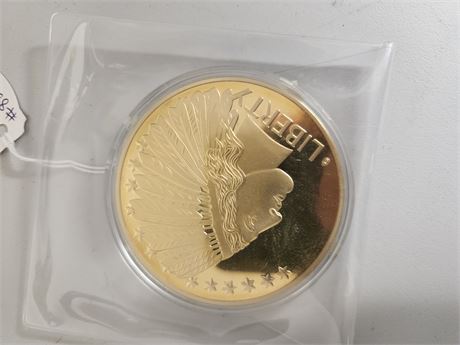 Large Indian Head Coin Gold Dream, American Mint