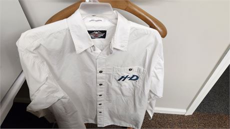 Harley Davidson Dress Shirt Size X-LARGE