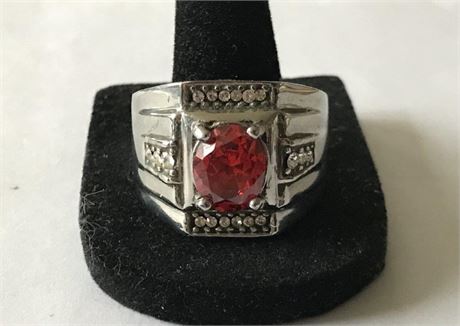 Stamped 316 L SS Size 10 Ring