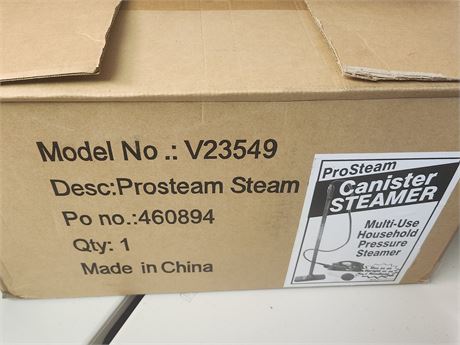 Pro Steamer Canister Steamer