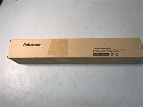 Fabsome 2 x Bamboo Drawer Dividers