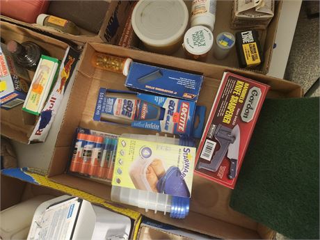 Knife Sharpener & Glue Sticks