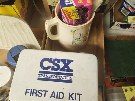 Empty First Aid Kit & Ziplock Bags