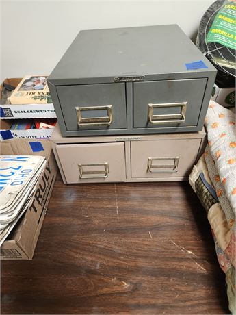 2 Metal Drawers