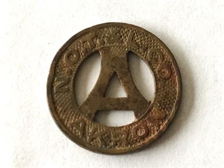 N.O.T. & L Co. Akron Transit Token