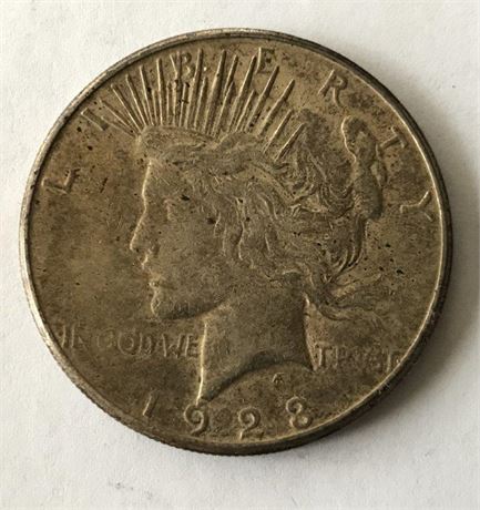 1923 US Peace Silver Dollar