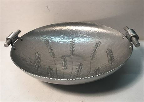 Unmarked Large Metal Plate