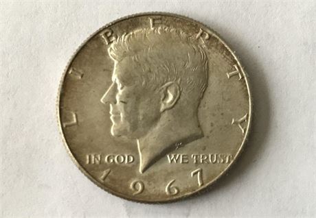 1967 US Half Dollar