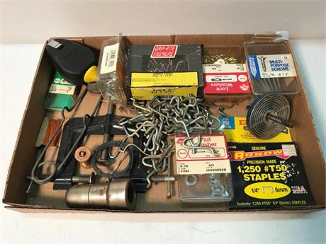 Flat of Tools & Misc. Hardware