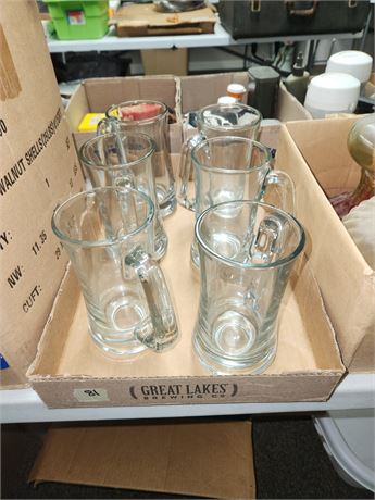 Set of 6 Beer Glasses