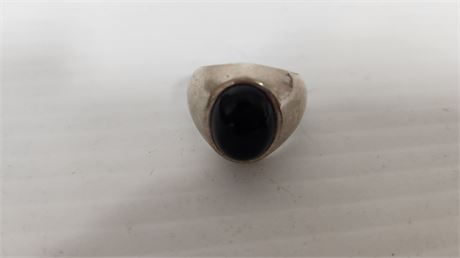 Sterling silver Red Tigers Eye Men's Ring. Size 11