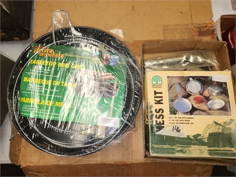 Mess kit and Grill