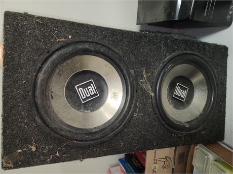 Rockford Fosgate Amp and 2 speakers in box