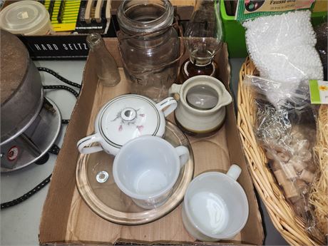 Coffee Mugs and Glass