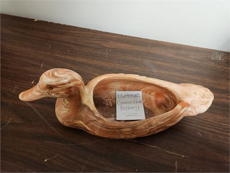 Vintage Comanche Pottery Duck