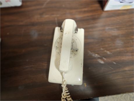 Vintage Wall Mount Rotary Telephone