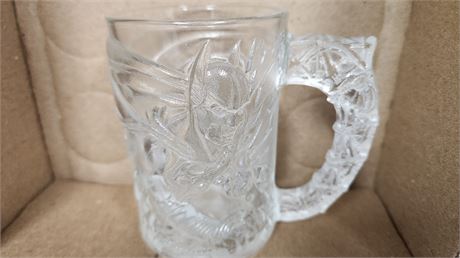 Vintage Glass McDonald's Batman Collector's Cup