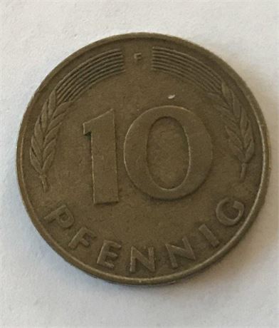 1977F Germany 10 Pfennig