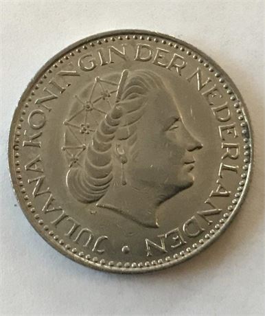 1969 Netherlands 1 Gulden