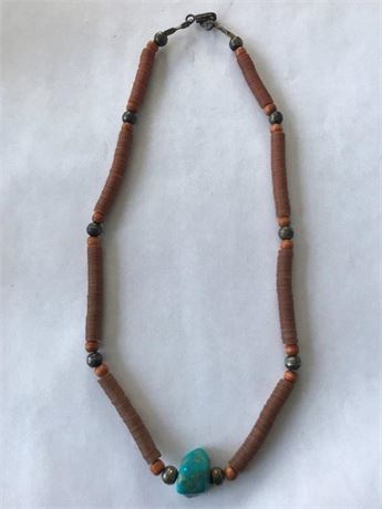 Unstamped Turquoise Necklace