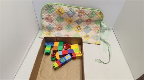 Vintage Cabbage Patch Kids Sleeping Bag For Dolls & Building Blocks