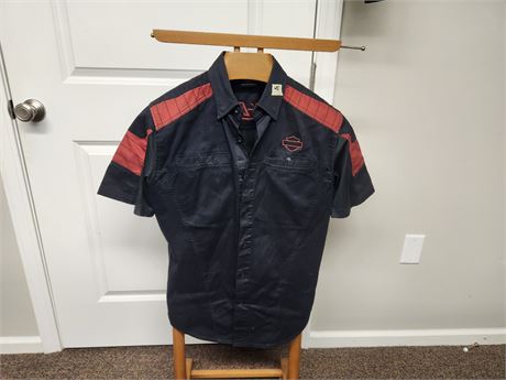 Harley Davidson Button Shirt Size Medium