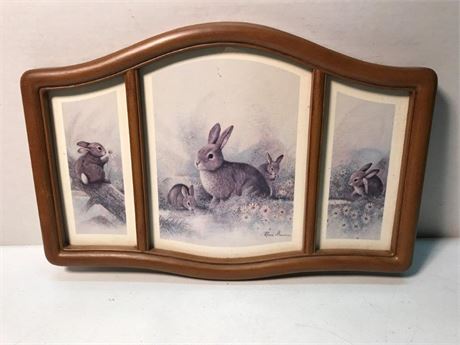 Ruane Manning Framed Rabbits