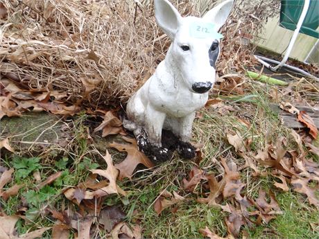 Resin Dog Statue.