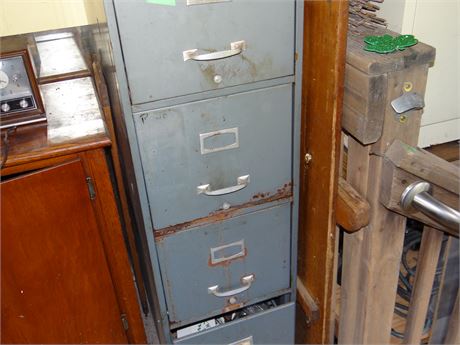 Filing Cabinet and Contents