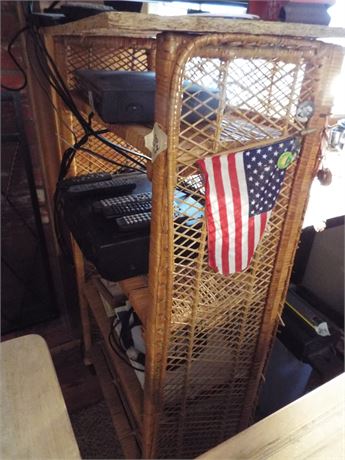 Rattan Book Shelf