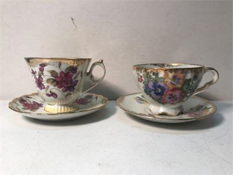 Made In Japan Teacups & Teaplates
