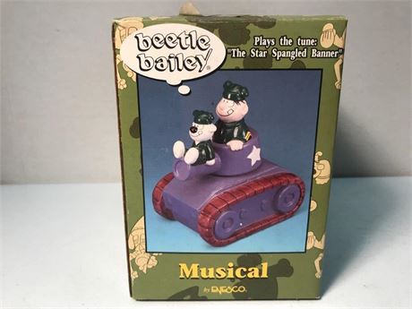 Enesco Beetle Bailey Musical